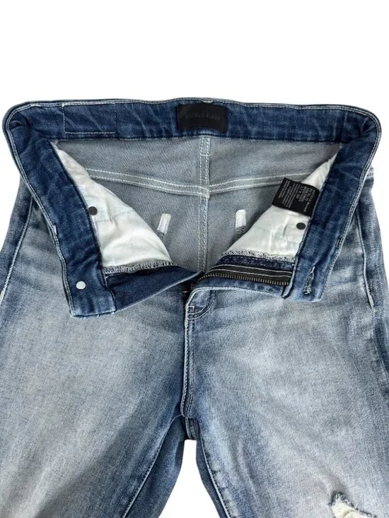 BKE Buckle Black No.75 Bootcut Jeans Yeadon Distressed Stretch 27x30 Y2K - Picture 5 of 13